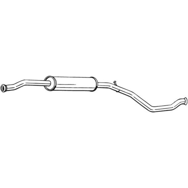 Bosal MittelschalldäMpfer SchalldäMpfer FüR Peugeot 206 CC 2D 1.6 16V-image