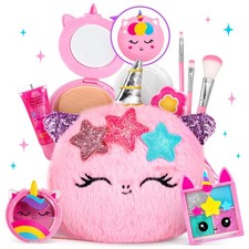 Kids Real Makeup Kit for Little Girls - Real, Non Toxic, Washable Make up Toy