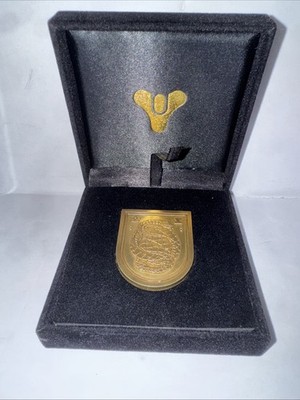 Destiny 2 Dredgen Seal Title Pin - Bungie Reward Medallion RARE RETIRED Gambit 
