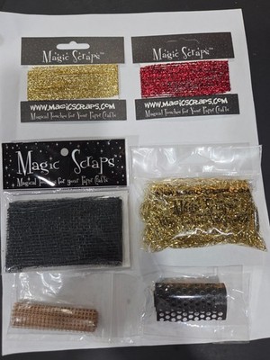Magic Scraps Lot of 6 Diffrent textures still in packages