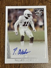 PAULSON ADEBO 2021 Leaf Ultimate Draft AUTOGRAPH #87/99 STANFORD, GIANTS, SAINTS