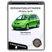 VW Sharan 7M (95-10) Eigendiagnose 09B Automatikgetriebe Reparaturanleitung PDF