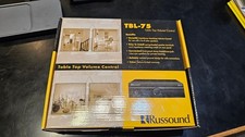 Russound TBL-75 tabletop volume control, new, never used, Black 50