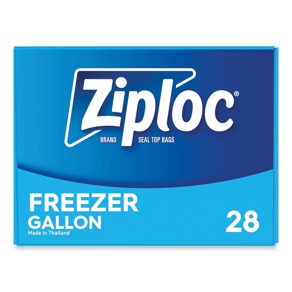 Ziploc 314445BX 9.6 in. x 12.1 in. 1 gal. Zipper Freezer Bags - CL (28/Box) New