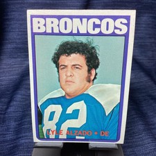 Topps 1972 Lyle Alzado Rookie #106 Denver Broncos NFL Football Card. rookie card picture