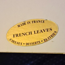 Vintage Edible French Leaves Multicolor Leaf Die Cut Cooking Desserts
