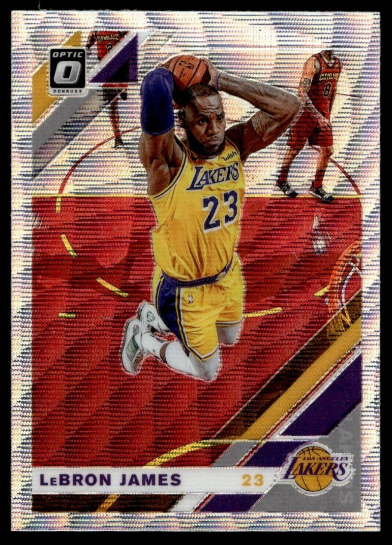 2019-20 Donruss Optic Fanatice SILVER WAVE LeBron James Lakers #60 C23