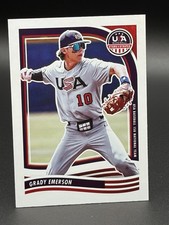 2024 USA Baseball Stars and Stripes Grady Emerson  #48