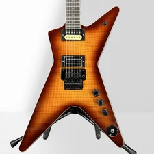 IN Stock Yellow Washburn Dimebag Darrell Electric Guitar FR  Hardware