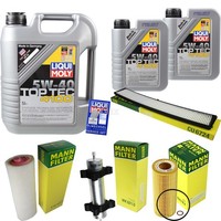 Inspektionspaket 7L Liqui Moly Top Tec 4100 5W-40 FüR BMW 3Er Touring E46 330D