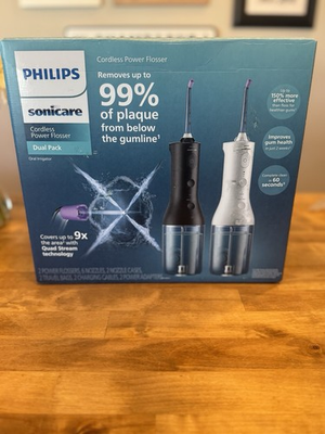 #ad #ad Philips Sonicare Cordless Power Water Flosser 2 Pack – NEW Sealed $68.95