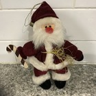 Prima Creations Inc. Raro peluche Babbo Natale vintage 7 in ornamento da appendere e