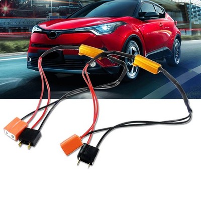H7 LED Headlight Canbus Decoder Anti Flicker Adapter Error Free Canceler Lamps