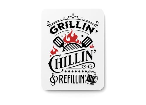 Grillin Chillin Sign - Relaxed BBQ Wall Decor