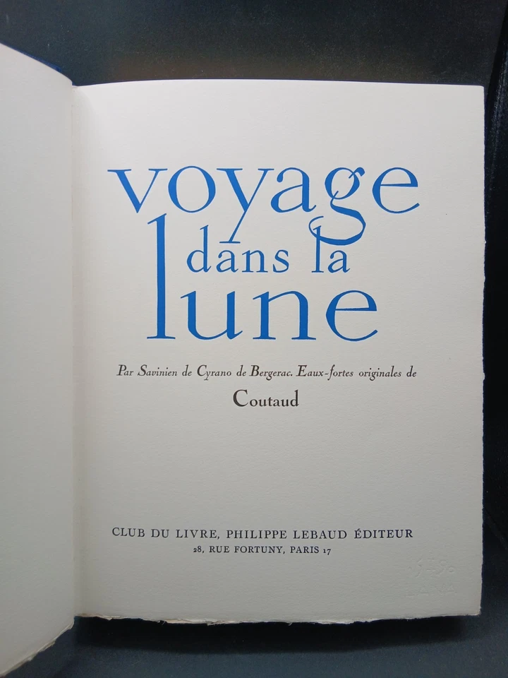 Cyrano de Bergerac / Lucien Coutaud - Voyage dans la lune - 1971 - N°94/325 - Photo 2/4