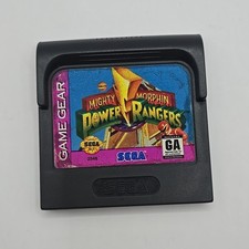 Mighty Morphin Power Rangers Sega Game Gear Authentic Tested & Cleaned Cart Only
