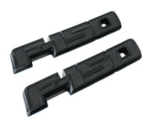 2pcs Black F-150 Fx4 Fender Side Door Emblem Replacement Badge Set Ford 2x