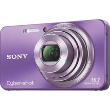 Sony Cyber-shot DSC-W570 CCD Digital Camera 16.1MP 5x Optical Zoom Purple