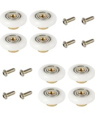 8 Rulli Box Doccia 19mm Ruote Ricambio Cuscinetti CY-103