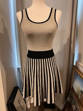 Guess Los Angles Women’s Mini Dress Black And Tan Small NWT Msrp $138