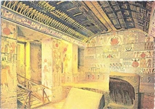 Luxor King's Valley Tomb of Ramses VI Continental Chrome Postcard