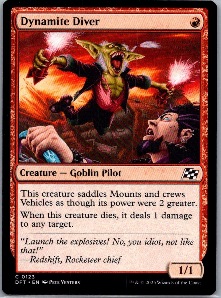 Aetherdrift #123 Dynamite Diver