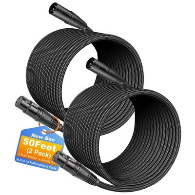 Balanced XLR Male to Female Cable 50ft