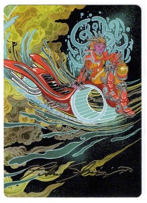 Cloudspire Skycycle Art Card | Gold-Stamped Signature | NM | MTG - ASDFT