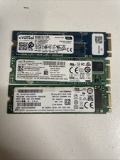 Lot of 3 - 512GB M.2 SATA Solid State Drives - Tested Working