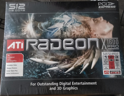 ATI Radeon X1600 PRO 512MB DDR2 PCI Express CrossFire Avivo Shader Model 3.0