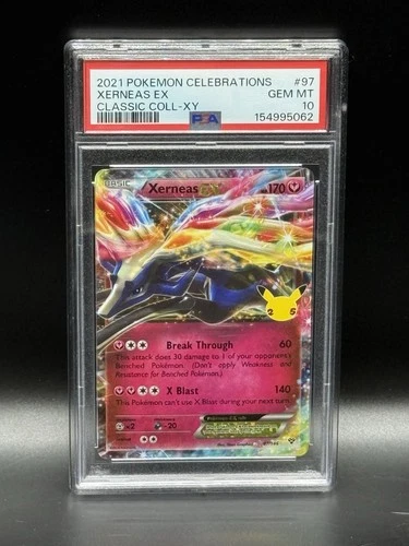 2021 Pokemon Celebrations Classic Collection Xerneas EX PSA 10 Gem Mint Card #97