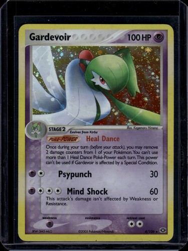 2005 Pokemon EX Emerald Gardevoir #4/106 - Picture 1 of 2