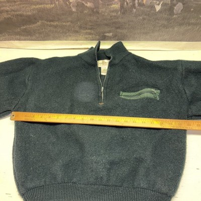 Vintage Patagonia Sweater Mens XL Alpiniste 90s Green Wool Quarter
