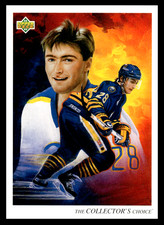 1992-93 Upper Deck Donald Audette #2 Buffalo Sabres NHL Hockey