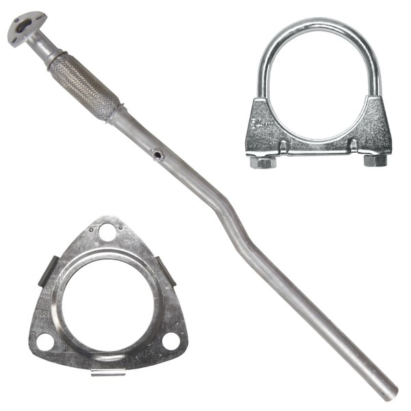Kollektorrohr Flexrohr Rohrvorne Hosenrohr FüR Opel Astra H III 3 1.4-image