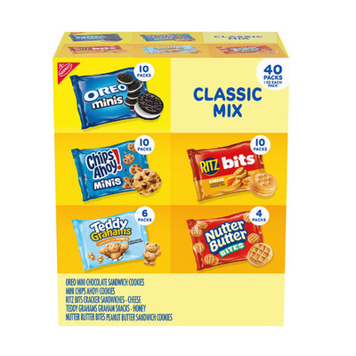 Nabisco Classic Mix Cookie & Cracker Variety Pack 40 pk