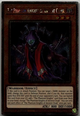The Phantom Knights of Ancient Cloak (Platinum Secret Rare) Platinum Secret Rare