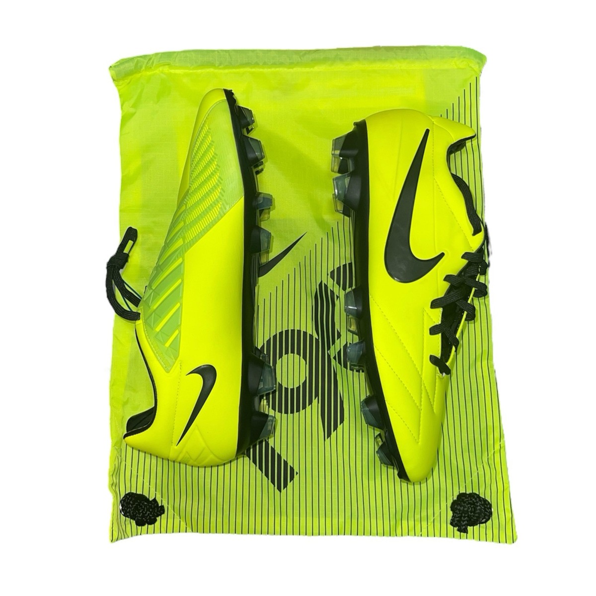 Nike Laser IV Total T90 FG Volt Lime Green Cleats RARE NEW W Box