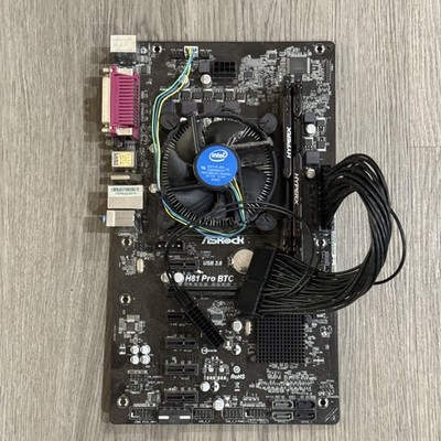 Asrock H81 Pro BTC R2.0 Motherboard and Intel Celeron G1840 CPU