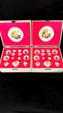 VINTAGE 1984 MATTEL BARBIE 25TH ANNIVERSARY 14 PIECE MINI TEA SET 2 FOR 1 SALE