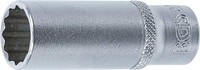 BGS-10713 SteckschlüSsel-Einsatz ZwöLfkant, Tief Antrieb Innenvierkant 6,3 Mm (1