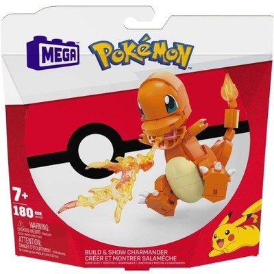 POKEMON CHARMANDER Build Show Set Mega Construx 180 Teile GKY96
