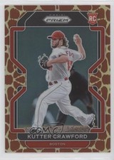 2022 Panini Prizm Giraffe Prizm Kutter Crawford #23 b4d