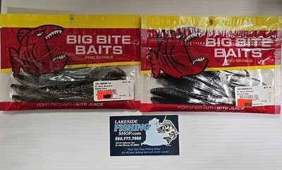LOT OF 2 BIG BITE BAITS 4'' SLIM MINNOW SOFT PLASTIC FISHING LURES 4SLIMMIN-14