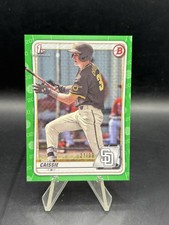 Owen Caissie 2020 Bowman Draft 1st Paper GREEN PARALLEL /99 Miami Rookie Rare SP