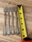 H. Iversen & Co + Reed and Barton Sterling Silver Set of 4 cocktail forks 49g
