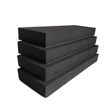 GWP04 Garage Wall Protector Car Door Protectors, Designed in Germany 4 Black