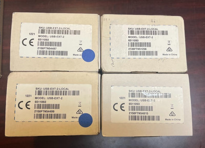 Lot of 4 Crestron 6511093 USB-EXT-2-LOCAL USB over Cat Cable Extender Modules