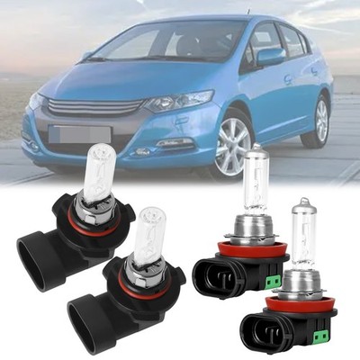 FIT Honda Insight 2010-2014 - Halogen Headlight High Low Beam Bulbs Combo 4PC