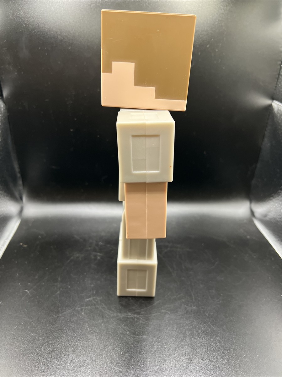 Minecraft Steve in Iron Armor 8.5 Inch Large Scale Action